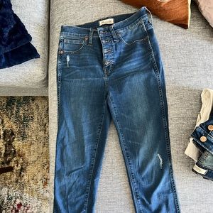 Madewell 10in High Rise Skinny Jean